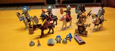Schönes Konvolut Playmobil Ritterfiguren  mit Pferden 