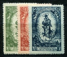 LIECHTENSTEIN 1920 40-42 **