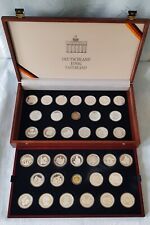 Deutschland Einig Vaterland - vollständig - 36 Medaillen - polierte Platte
