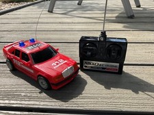 Nikko rc vintage Mercedes 300E BJ 1985 G400 084X Feuerwehrauto 1/20 ganz selten