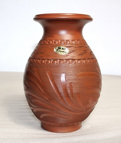 Klinker vase ritzdekor - klinker,