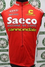 Radtrikot Bike Saeco Cannondale Gr. L G312 Shirt Maillot Trikot Jersey