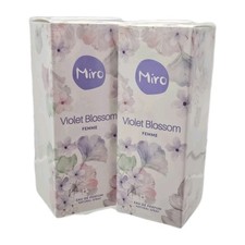 2x MIRO Violet Blossom 100 ml Eau de Parfum Spray Femme Neu & Ovp