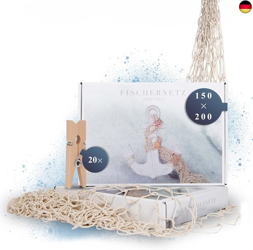 Fischernetz deko 150x200cm - -,