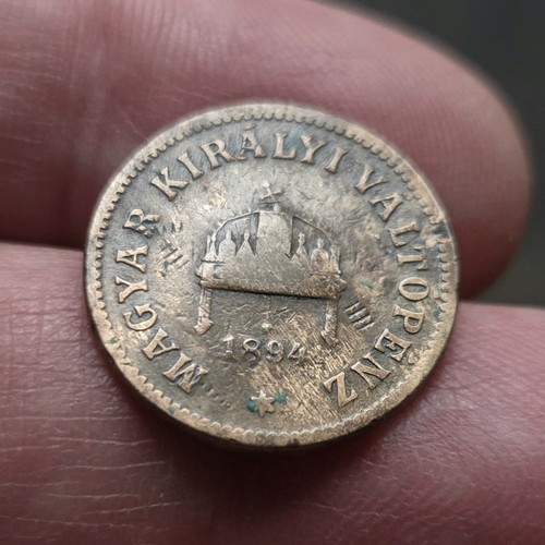 Ungarn alte münze 1894 2 - ungarn,