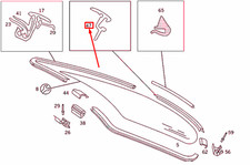 NEW MB E W210 REAR WINDOW