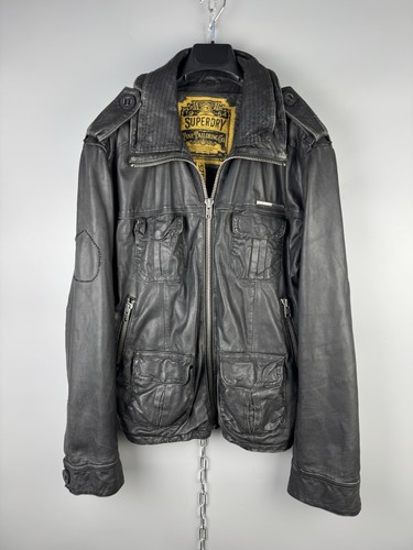 Superdry leder biker motorrad - leder,