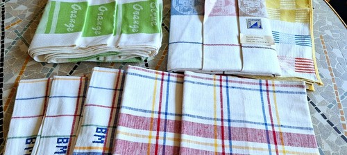 Bunte küchentücher 60er - ,