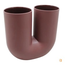 Muuto Kink Vase Blumengefäß Blumenvase Gefäß Vase tiefrot SIEHE TEXT/FOTO