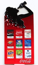 Coca Cola® Werbetafel Schild Preisschild Bilder Fanta Sprite Lift Kunststoff rar