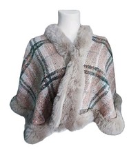 Winterponcho Einheitsgröße