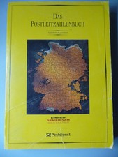 Das Postleitzahlenbuch, Postleitzahlen, 986 Seiten, 1993, Deutsche Bundespost