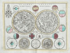 Himmelskarte Hemisphäre star
