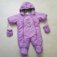 Baby Winter Overall Gr. 62 lila Mädchen Schneeanzug Skianzug