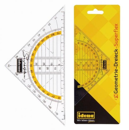 Geodreieck flexible klein - 5x,