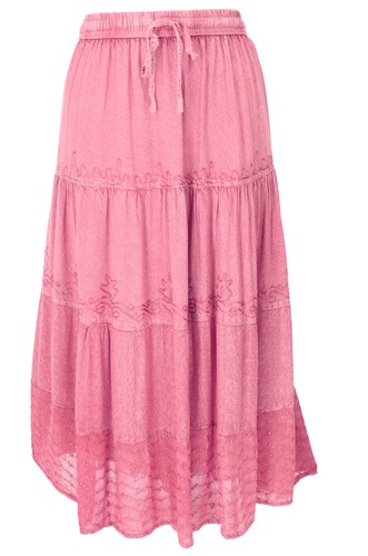 Bestickter boho hippierock - boho,