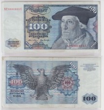 T144485 Banknote 100 DM