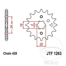 Ritzel für Yamaha DT 175 16