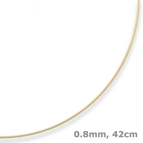 8mm halsreif tondakette - halsreif,