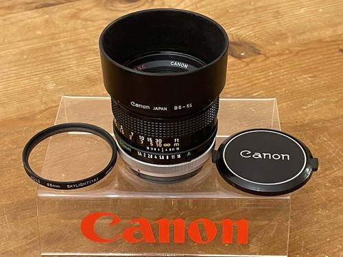 Canon 50mm s c - fd, f/1.4