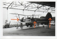 Privat-Foto Flugzeug Doppeldecker Fairey? Beute Belgien Mai 1940