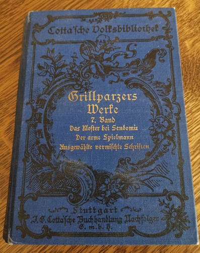 Grillparzers werke band - grillparzers,
