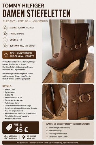 Tommy hilfiger damen stiefel - damen,