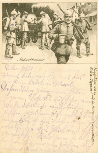 Soldaten der feldküche - an,