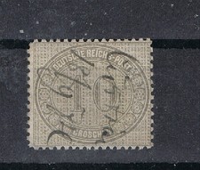 1872 Dt. Reich, Mi. 12, entwertet mit Federzug