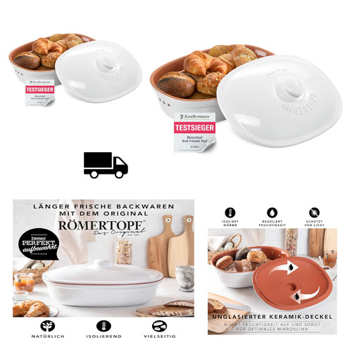 Römertopf brottopf oval - römertopf,