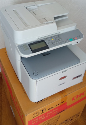 Oki multifunktion farb laser - oki,