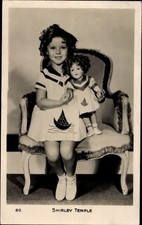 Ak Schauspielerin Shirley Temple mit Puppe - 11406967