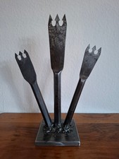 Fitscheneisen Türbandeisen Bandeisen Skulptur "Poseidon" Antik von 1900