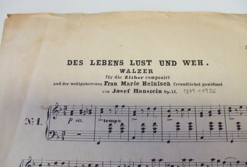 Zither konzertzither walzer - -,