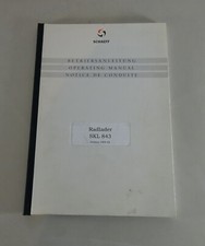 Betriebsanleitung / Handbuch Schaeff Radlader SKL 843 1004-42 Stand 2000
