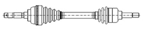 Antriebswelle metelli 0040 - metelli, 17-0040