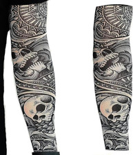 2 x Tattoo-Armstulpen