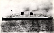 Ak Paquebot Ile de France, CGT