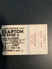 Eric clapton concert ticket - eric,