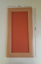 Schranktür im Landhausstil Möbelfront B-Ware 565x295mm Möbeltür Holzplatte Tür 