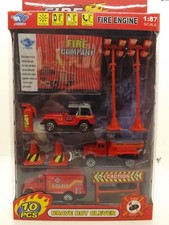 10 teiliges Feuerwehr Spiel