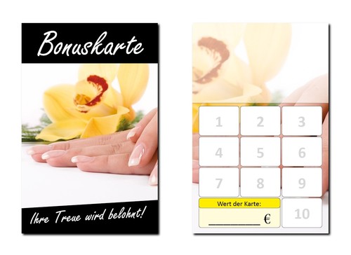 250 stück bonuskarten - stück,