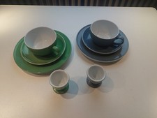 Dibbern Schönwald Solid Color: Kaffeetasse, Untertasse, Kuchenteller, Eierbecher