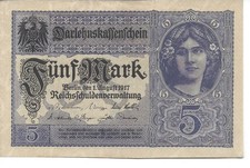 Geldschein Banknoten Deutsches