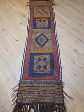 Orientteppich handgeknüpft Kelim Läufer 260×63 cm