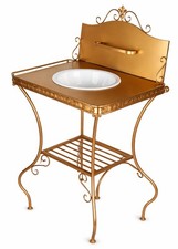 Goldene Waschkonsole