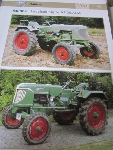 Traktor datenblatt güldner 5 - traktor,
