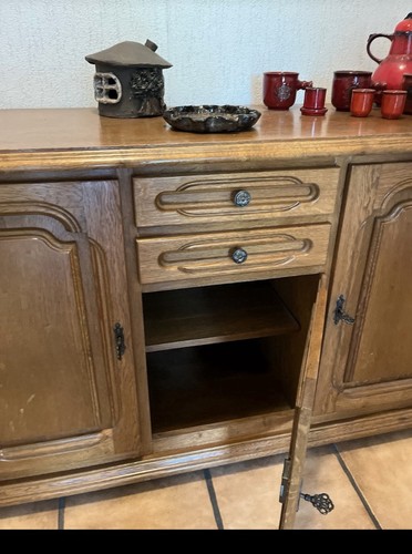 Antiker holzschrank braun - holzschrank,