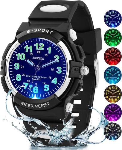 Kinderuhr farben analog - 7,