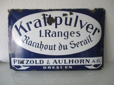 Emailschild - Petzold & Aulhorn Dresden - Kakao Kraftpulver